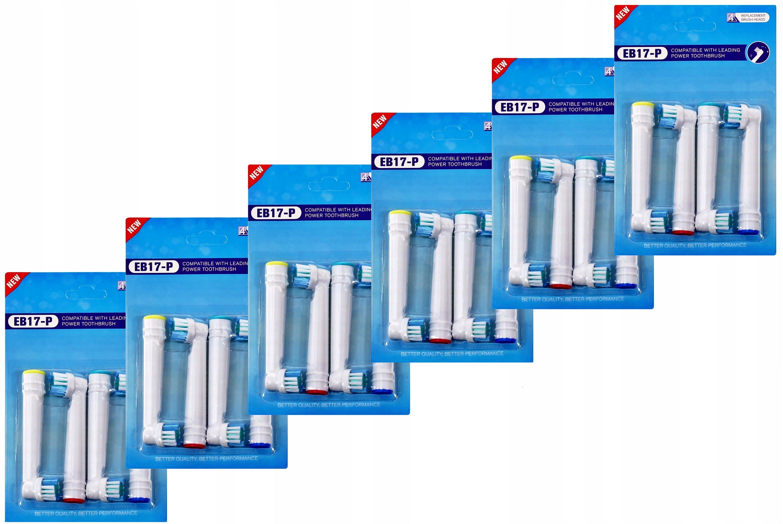 Oral Toothbrush Tips Replacements 24pcs Soft Clean Precision Packaging status original