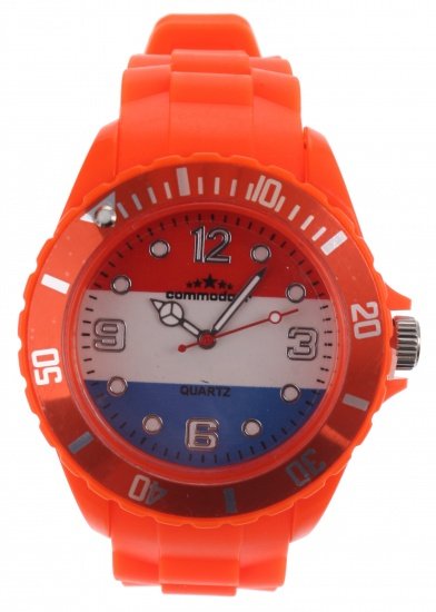 Orange Analog Watch, Unisex
