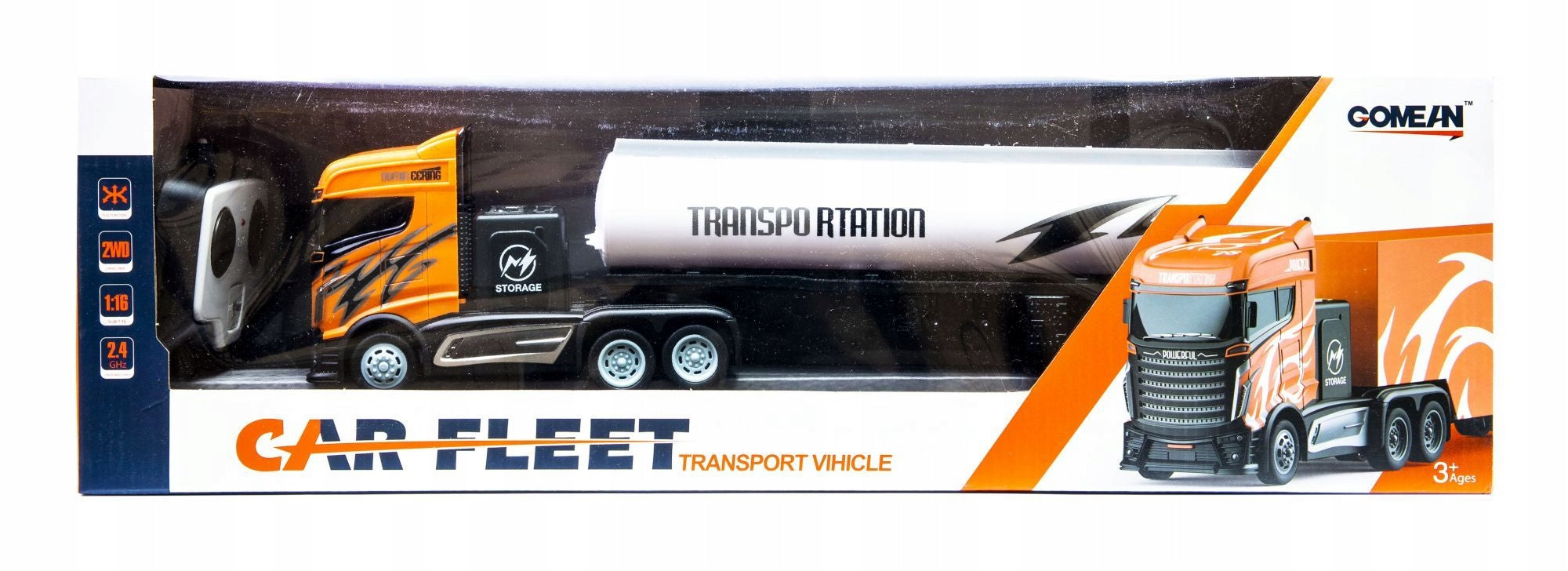 Orange Remote Controlled Truck