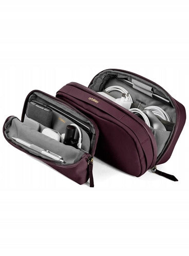 Orbitkey 2-in-1 Tech Pouch Travel Office Organizers - plum
