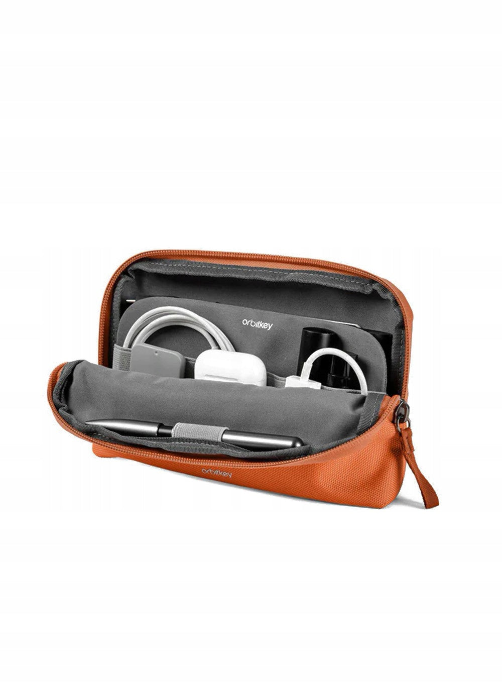Orbitkey Desk Pouch Travel Office Organizer Case - Terracotta Packaging status original