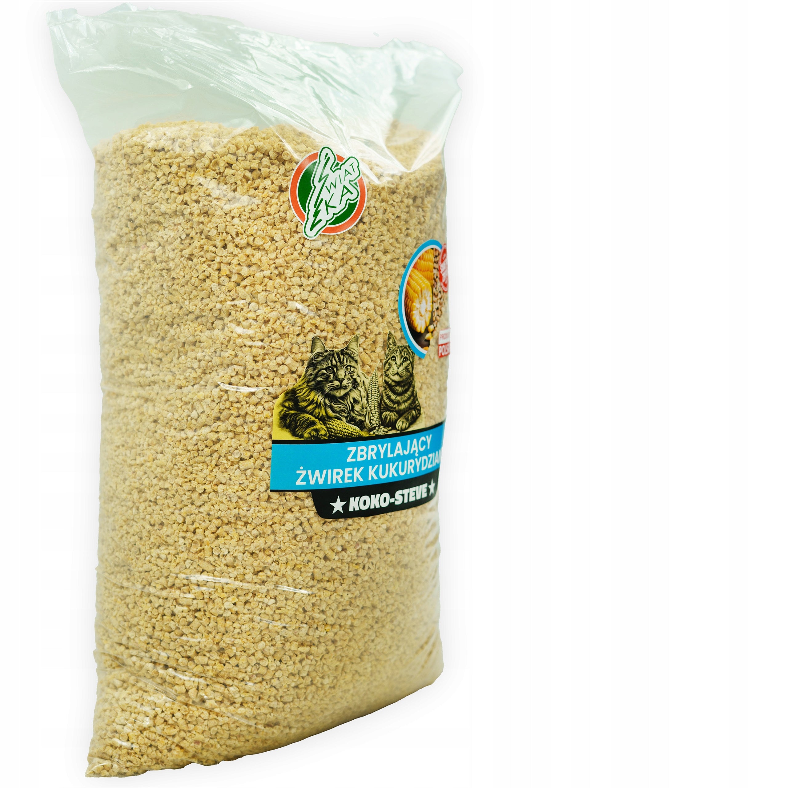 Organic BIO corn litter for cat rodent clumping 3KG fine Manufacturer code Abcdef