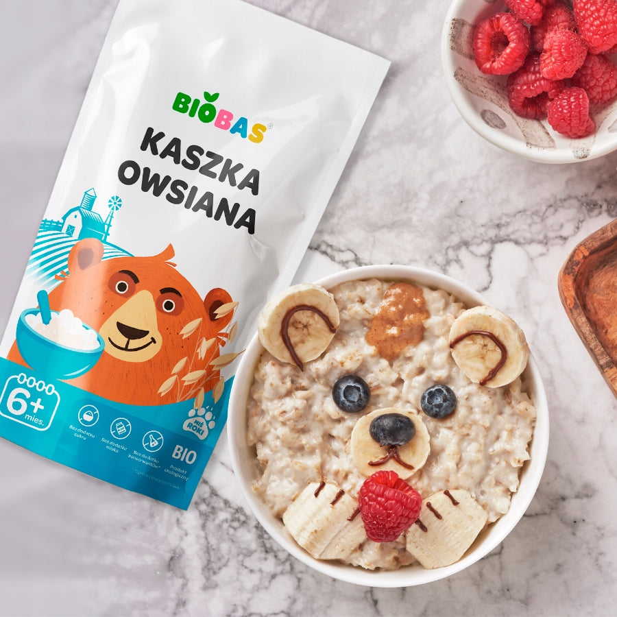 Organic Oat Porridge BIO Dairy Free For Children 200g / BioBas Brand BioBas