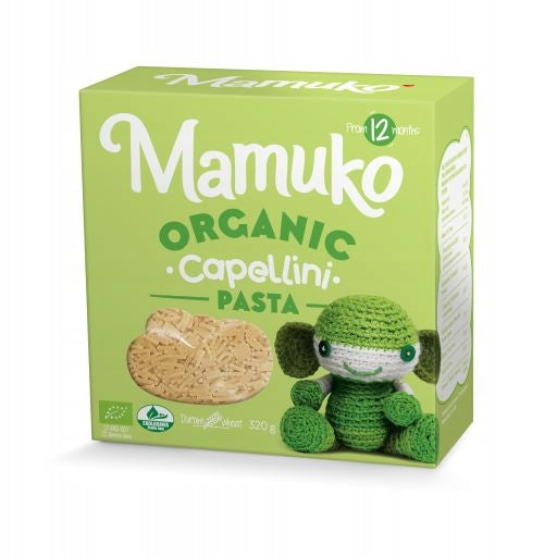 Organic Pasta for Children Fine Shaped Mini Nitek Mamuko 320g