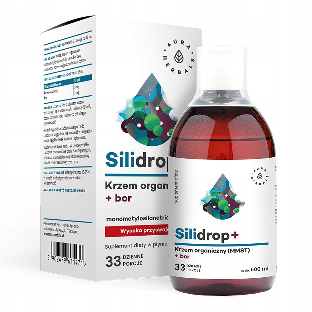 Organic silicon with boron Aura Herbals Silidrop+ 500 ml hair strengthening