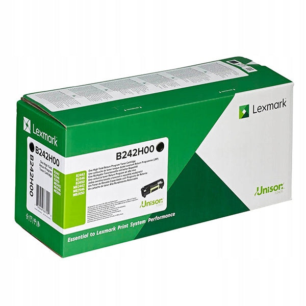 Organic toner Lexmark B242H00 B2442 B2546 B2650