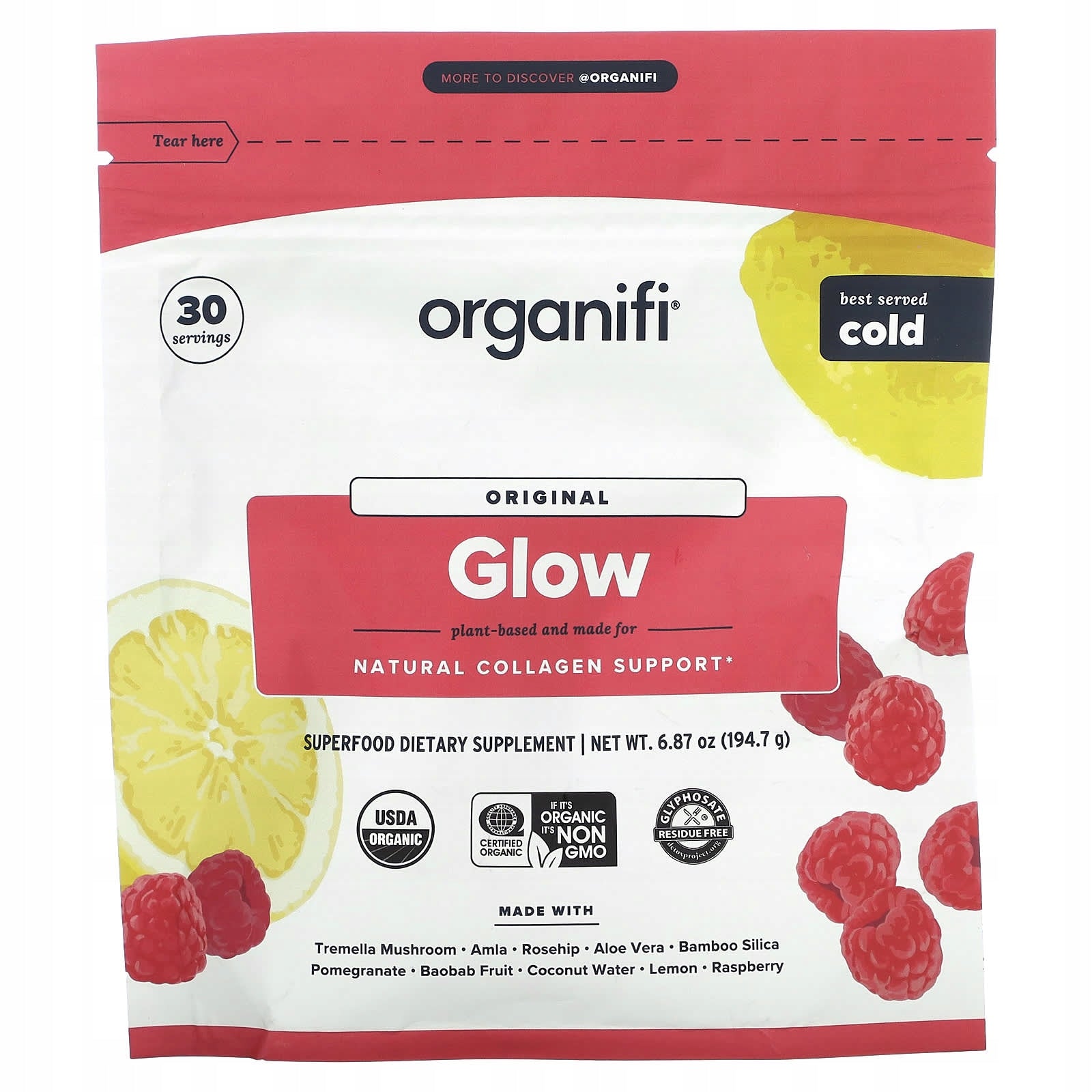 Organifi, Glow, Original, 194.7 g