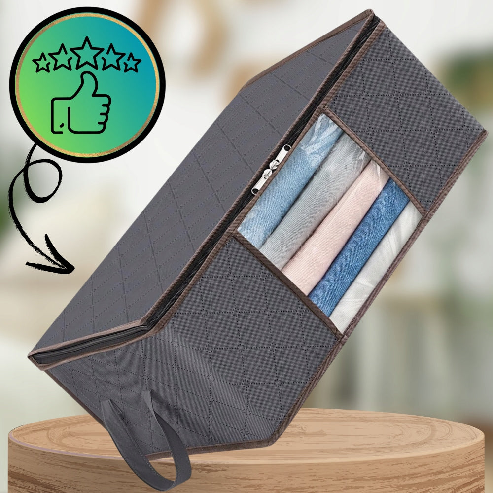 Organizer 35L Set of 3 Cabinet Bag for Bedding Clothes Large Number of pieces 3 pcs