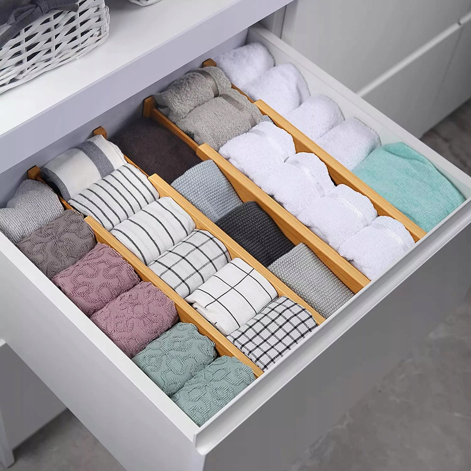 Organizer Adjustable Compartment for Cabinet Drawer M Kind drawer organizer