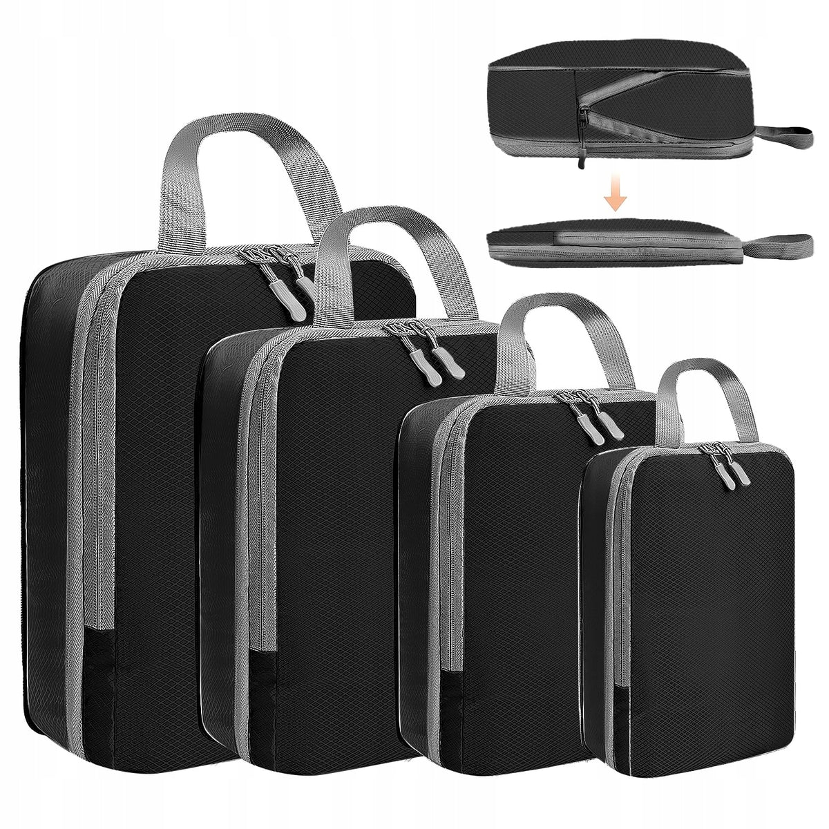 Organizer BagageSacCompression 30 x 10 x 1 cm black
