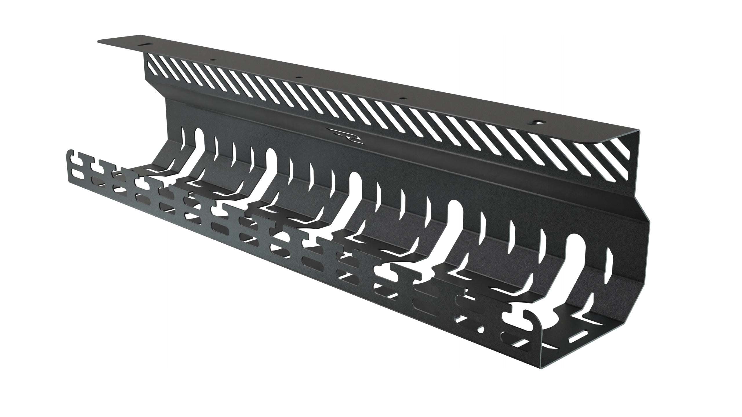 Organizer Cable Masker Under Countertop Desk 50cm Metal Handle Black