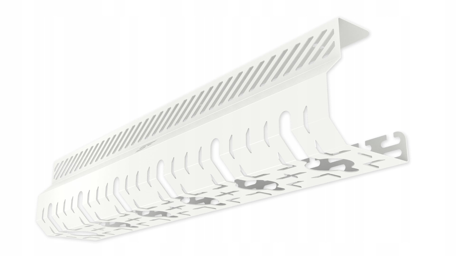 Organizer Cable Masking for Tabletop Desk 60cm Metal Holder White Brand Stalflex