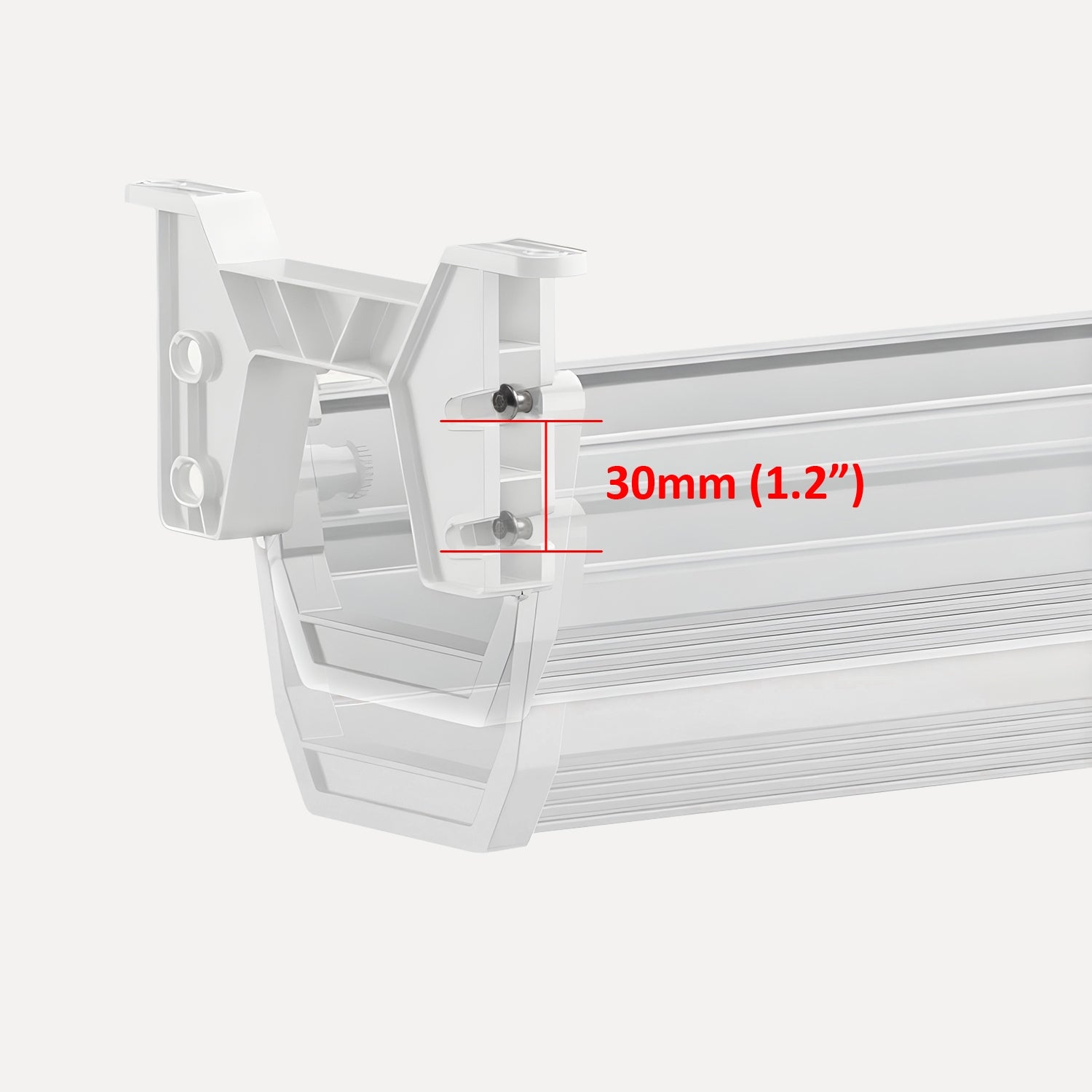 Organizer Cable Shelf Power Strip White Universal Under Desk EAN (GTIN) 5902211139768