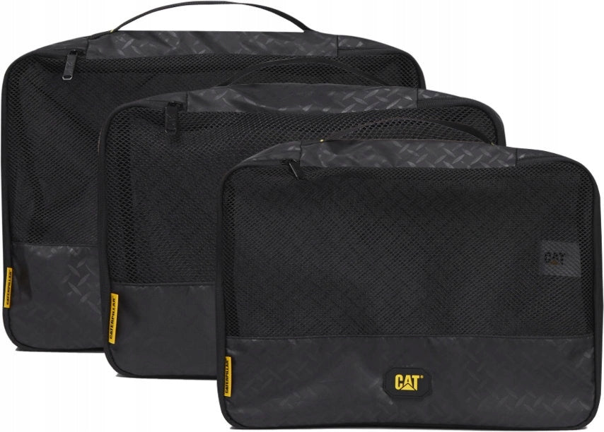 Organizer Cat Catterpillar Voyager Packing Cubes Black Color black