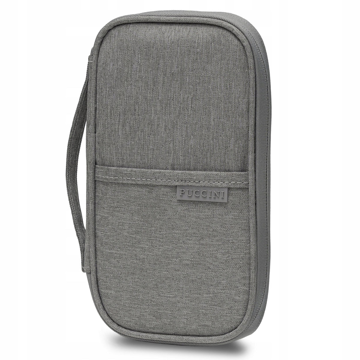 Organizer Document Case Travel Passport Card Grey PUCCINI OD01-4