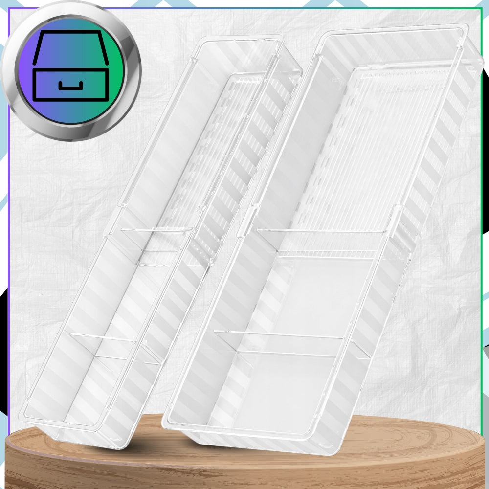 Organizer Drawer Refill for Cosmetics Utensils Extendable 2 Pcs Kind drawer organizer