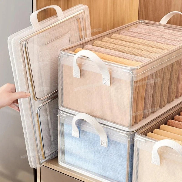 Organizer Folding 47x28x20cm for Wardrobe Drawer for Clothes Transparent Kind drawer organizer
