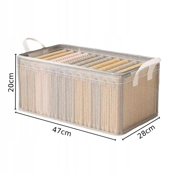 Organizer Folding 47x28x20cm for Wardrobe Drawer for Clothes Transparent Manufacturer code 21130