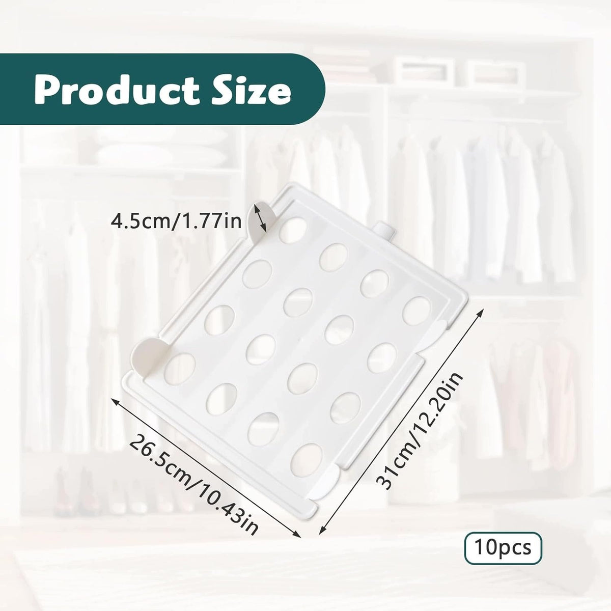 Organizer GoSystem 25 x 5 x 30 cm white Color white