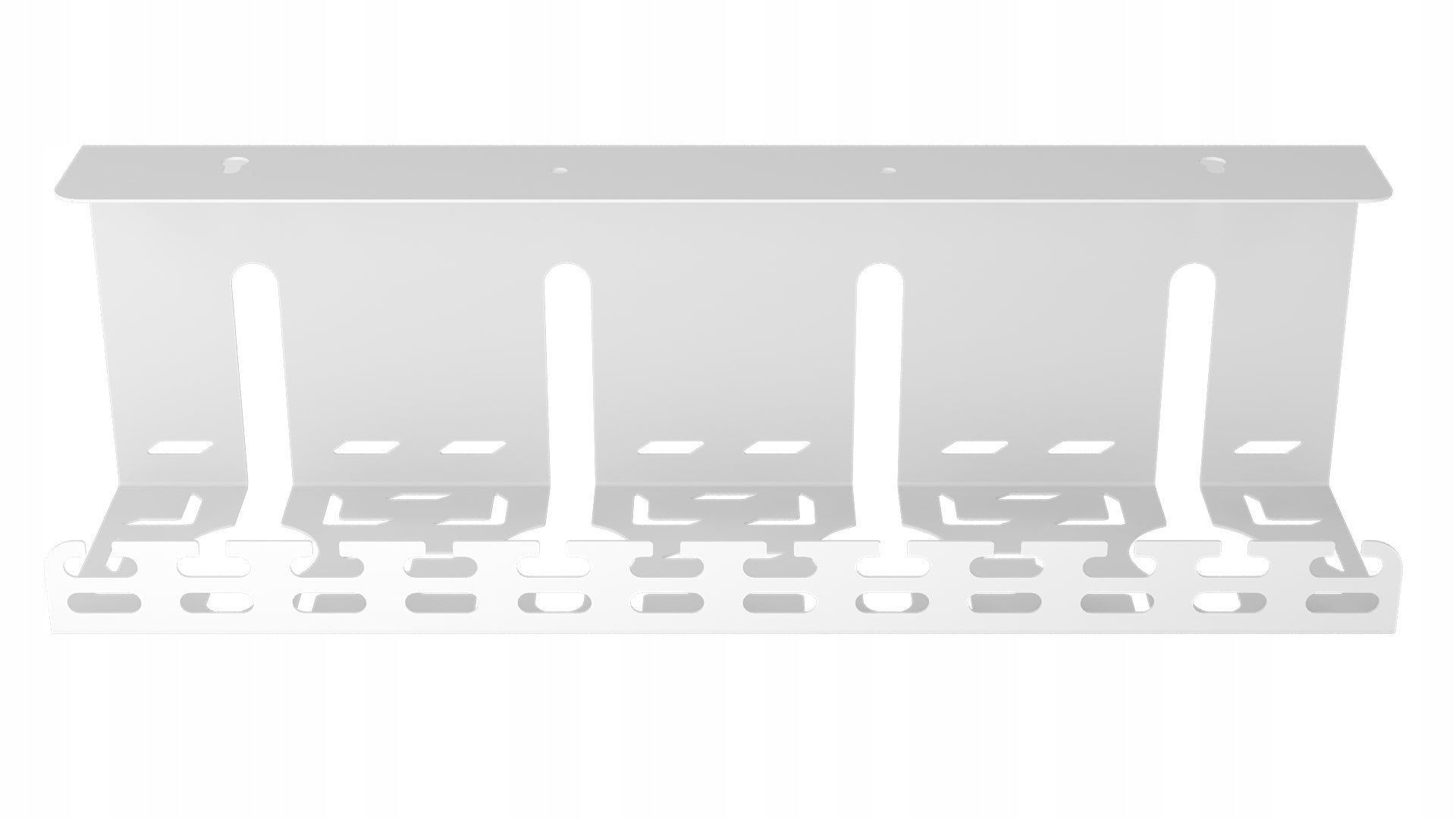 Organizer Holder for Desk Cables 40 cm Metal White Stalflex Color white