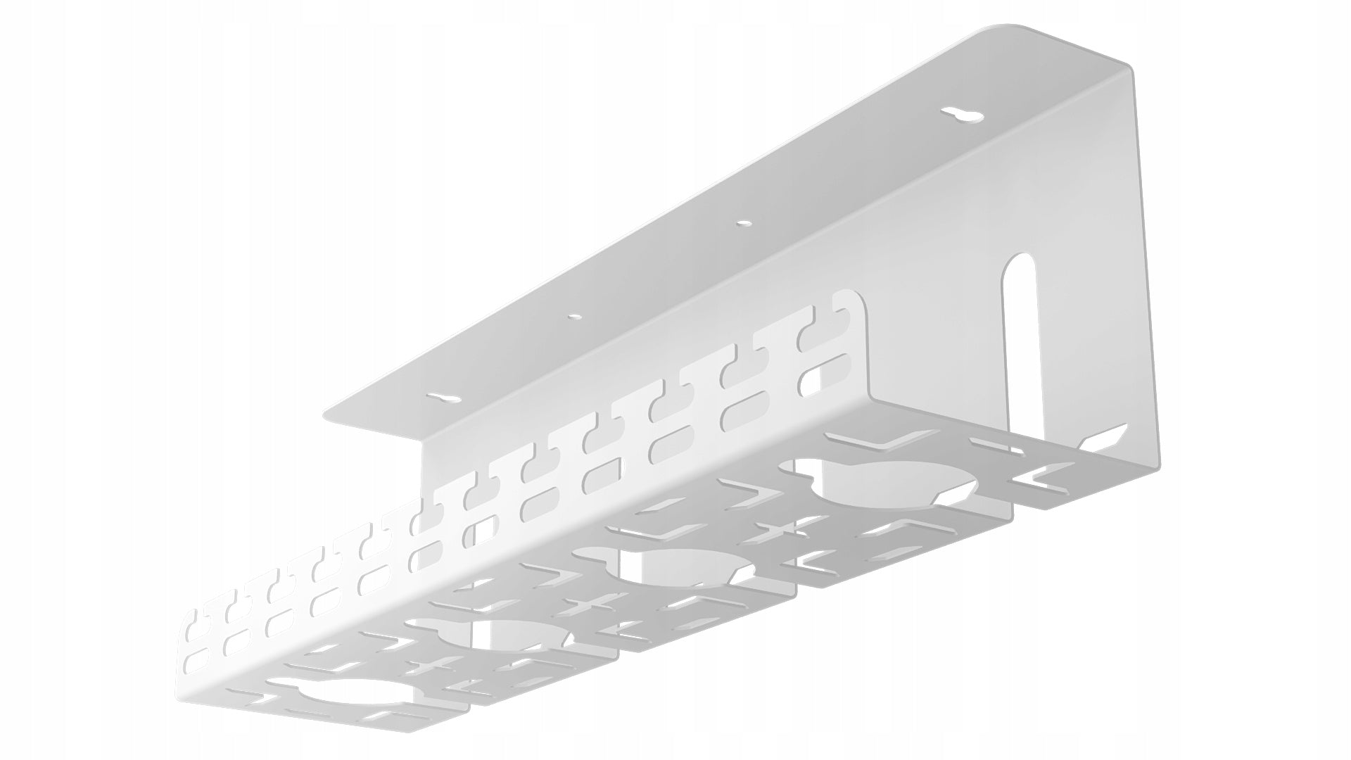 Organizer Holder for Desk Cables 40 cm Metal White Stalflex Product weight with unit packaging 1 kg