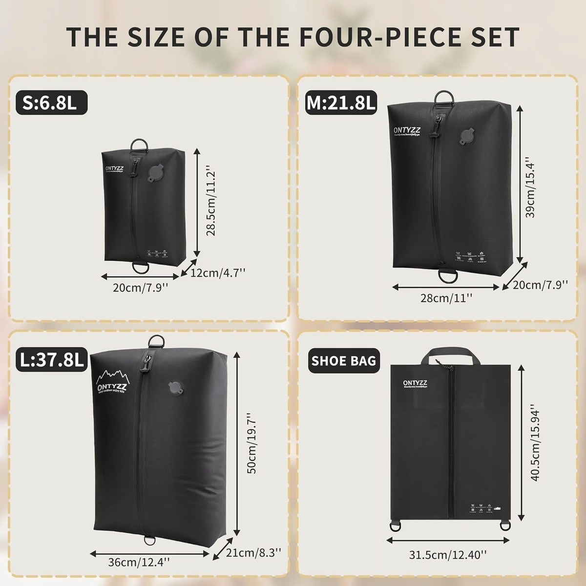 Organizer Object 21 x 36 x 50 cm black Color black