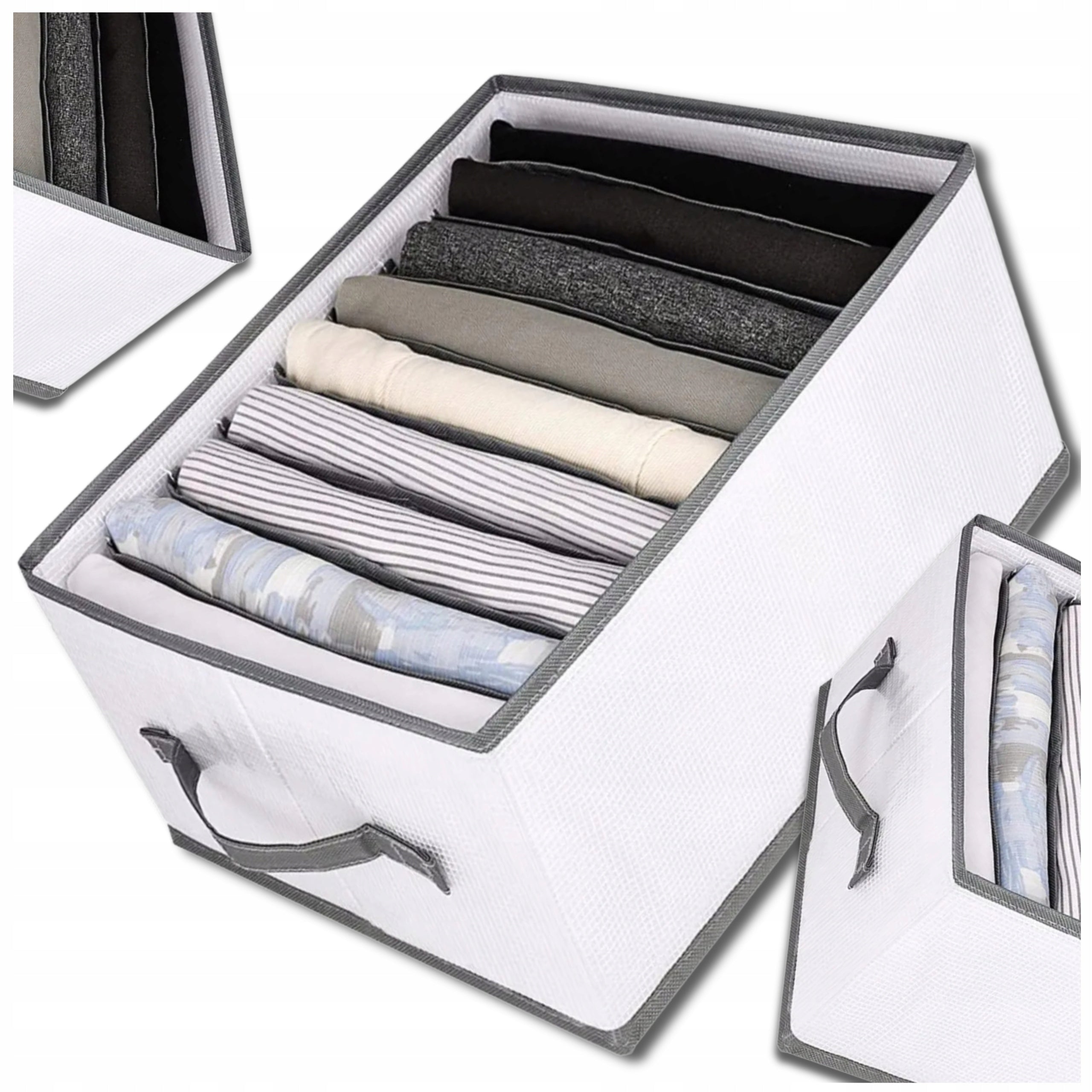 Organizer Rigid for Drawer Closet Clothes Blouses WARDROBES Refill Shirts Packaging status original