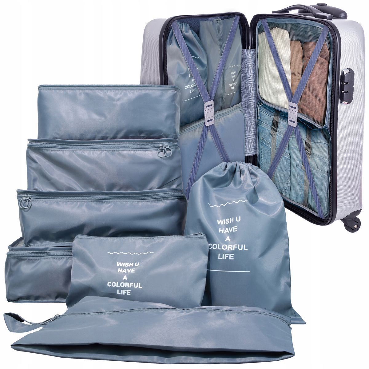 Organizer Sillar 40 x 30 x 12 cm grey