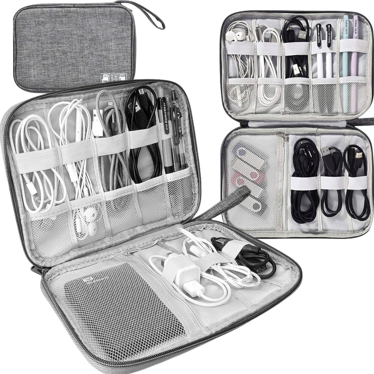 Organizer Travel Pouch Sachet Cable Bag Wires Charger Camera