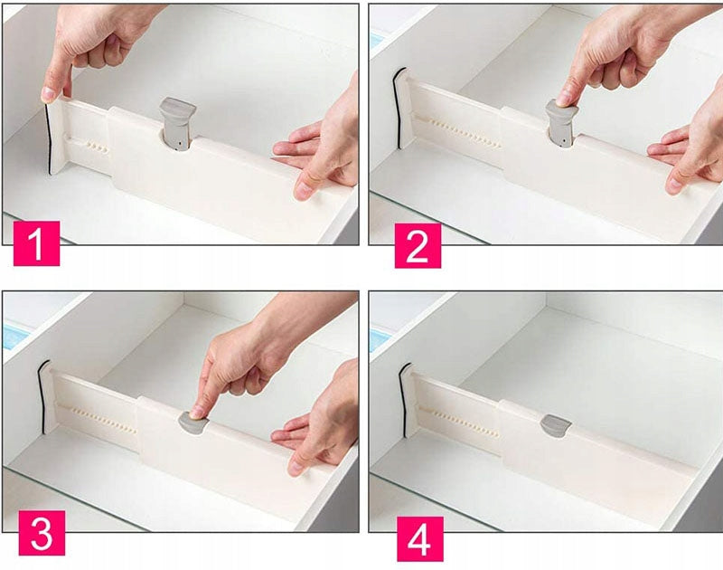 Organizer adjustable divider for wardrobe drawer L Number of pieces 1 pcs