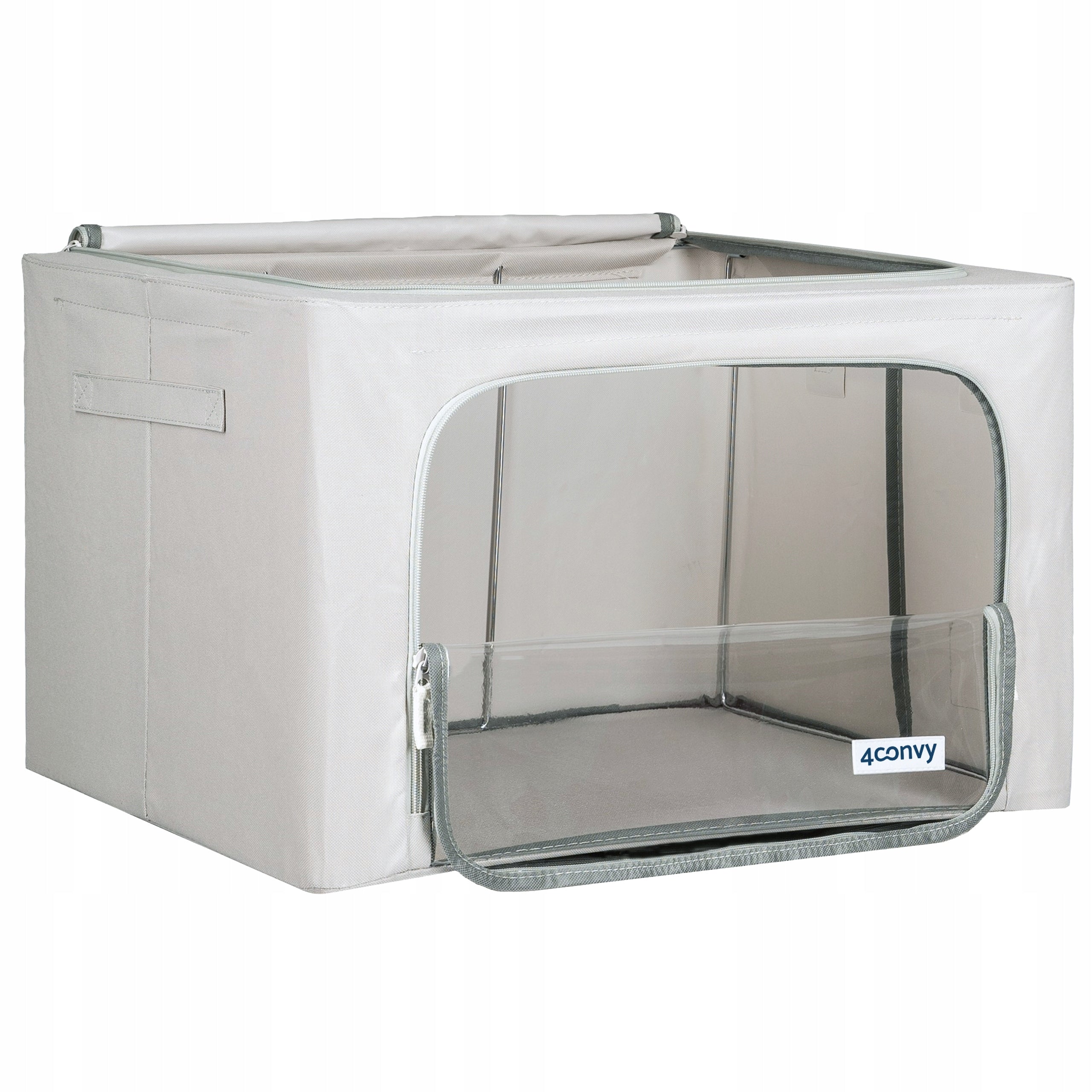 Organizer box container clothes closet bag with lid frame 66L