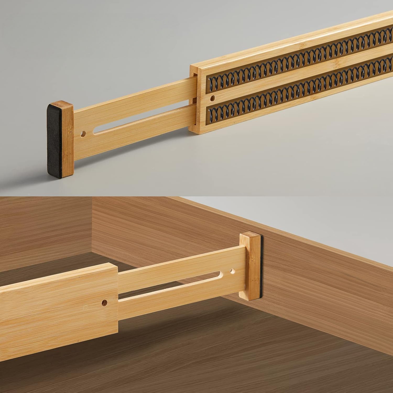 Organizér do zásuvek nábytku | Bambusové děliče zásuvek | Rozšiřitelné… Manufacturer code KBT-D456