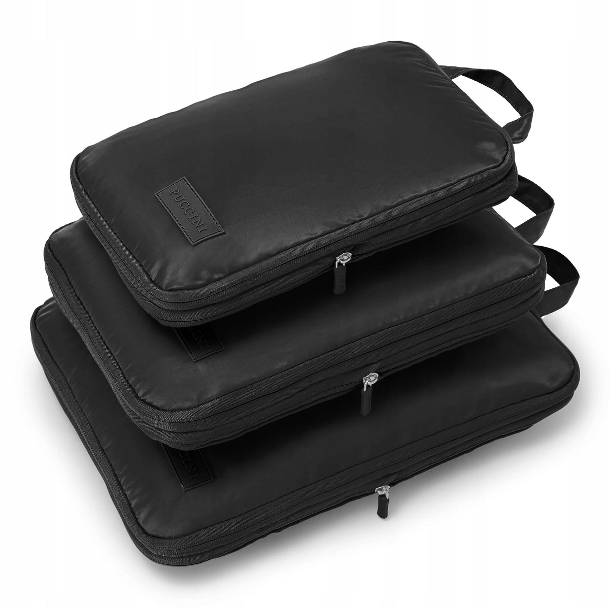 Organizer for Travel Suitcase Compression Set PUCCINI Black ZOK-1 Manufacturer code ZOK-1