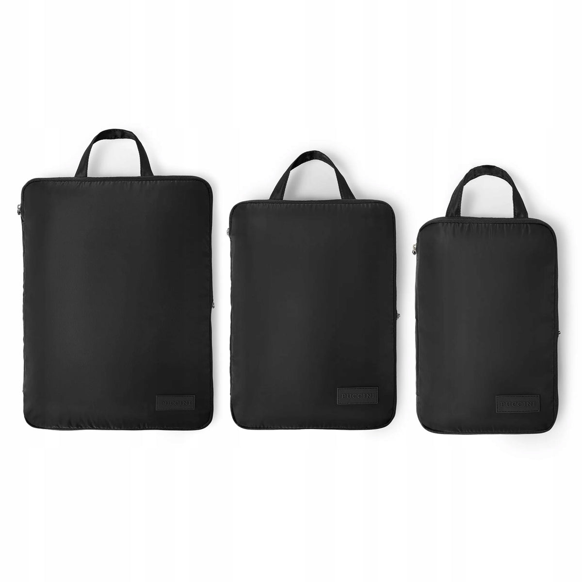 Organizer for Travel Suitcase Compression Set PUCCINI Black ZOK-1