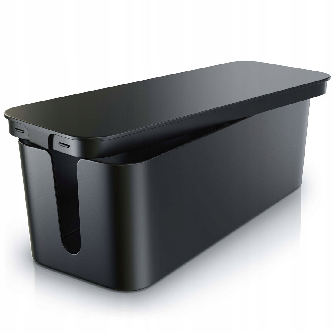 Organizer for cables and chargers Mozos KBO-BK Power strip container Packaging status original