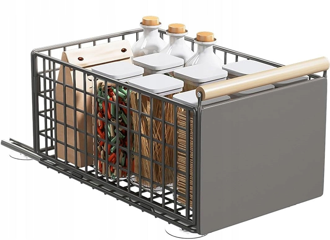 Organizer for wardrobe Perfectlife steel 19x23x39 cm Basket on rails