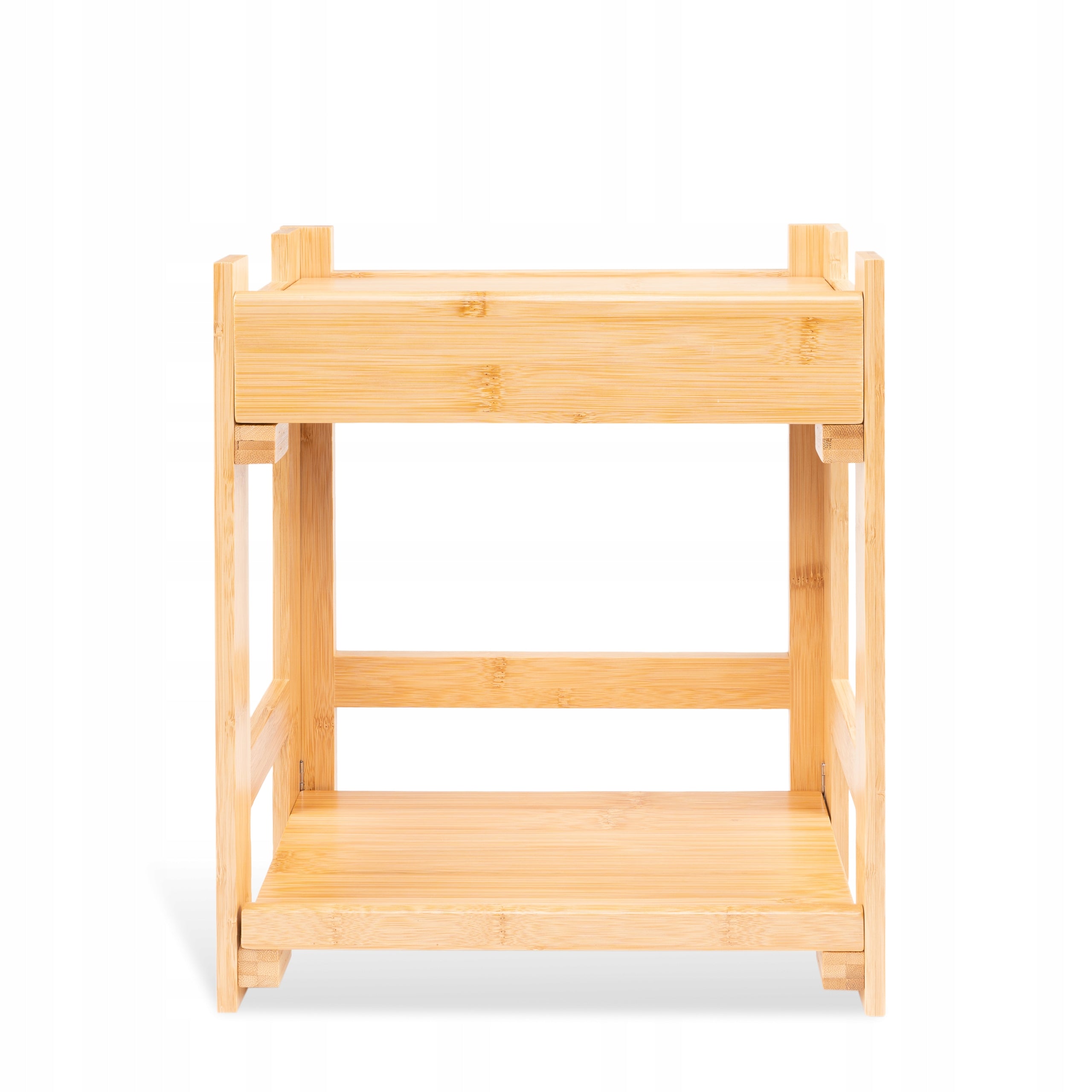 Organizer shelf bamboo bookcase for cosmetics jewelry accessories drawer Brand Roletree
