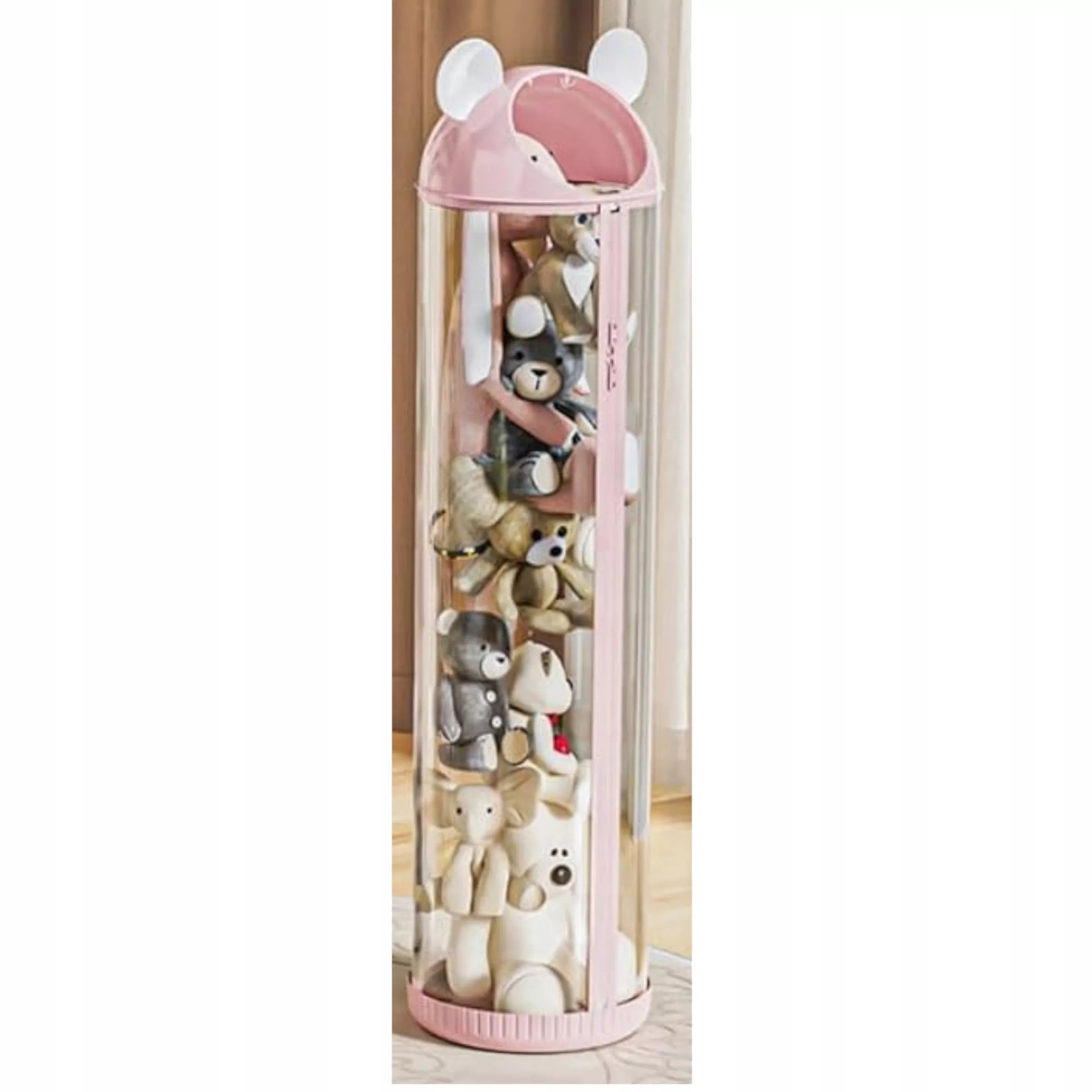 Organizer toy container 112 cm with zipper pink Packaging status original