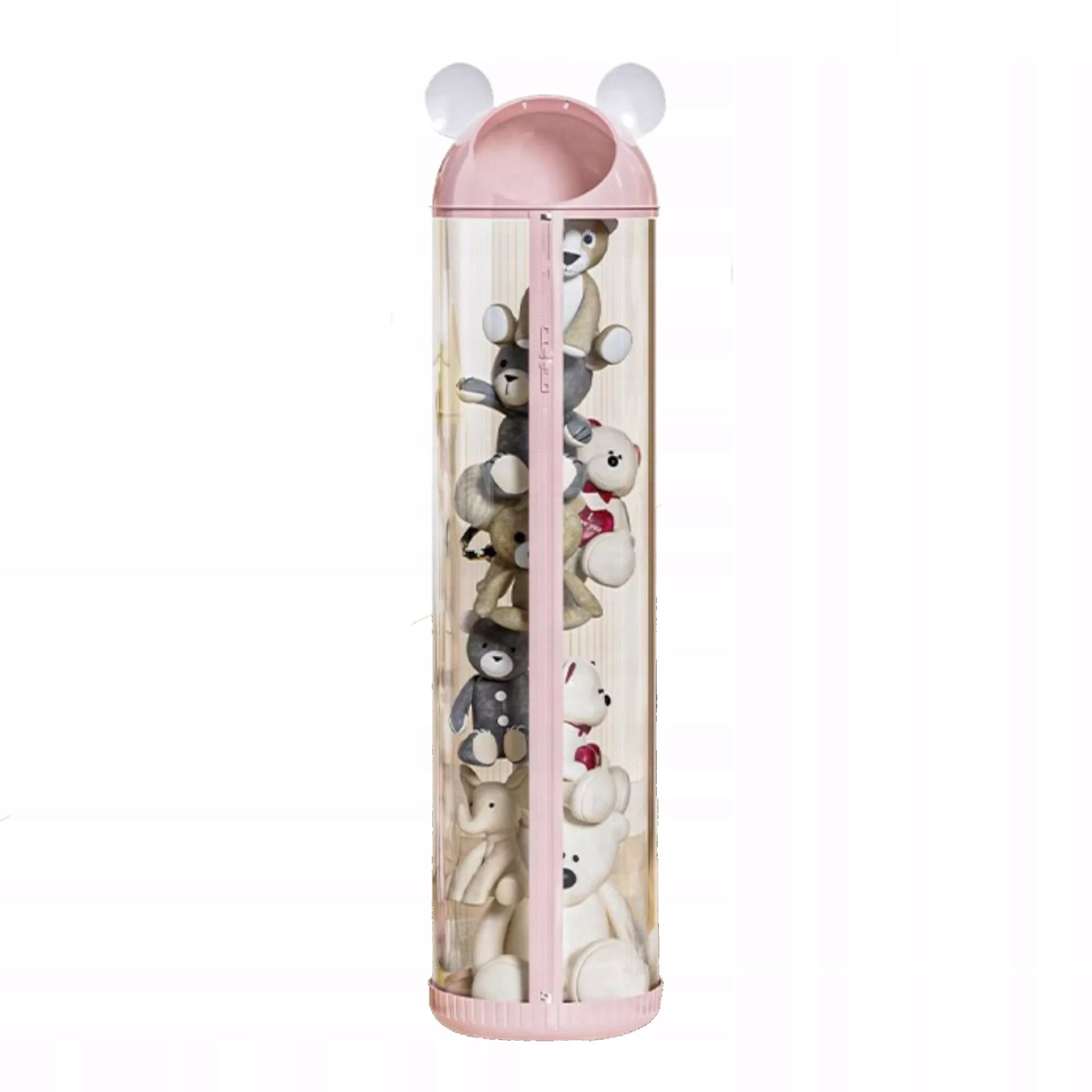 Organizer toy container 112 cm with zipper pink
