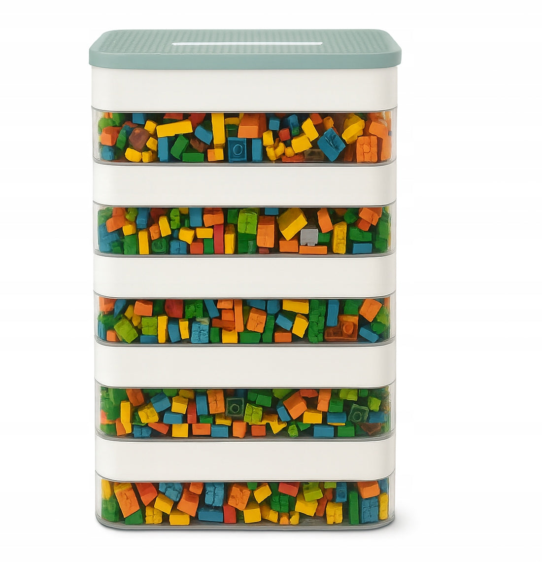 Organizer toy container with compartments 5-level 52x30x22cm (D900) Manufacturer code D900