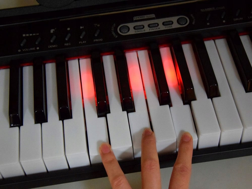 Vaikiškas pianinas 61 apšviečiamas klavišas, MQ6151L