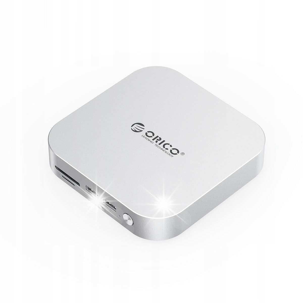 Orico Docking Station for MacMini M4, USB-C 10 Gbps, with M.2 NVMe enclosure