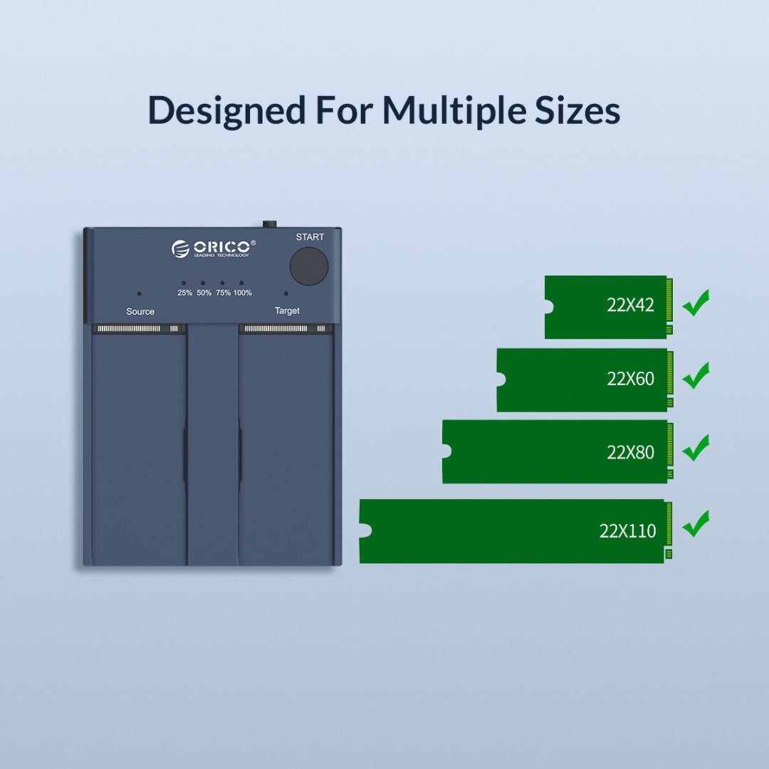 Orico M.2 USB-C 10Gbps Drive Cloning Station Manufacturer Orico