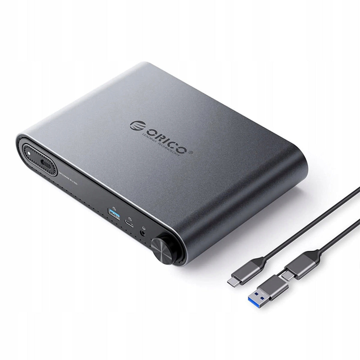 Orico USB-C docking station with M.2 NVMe/SATA enclosure, 3,5mm audio, RJ45 HDMI