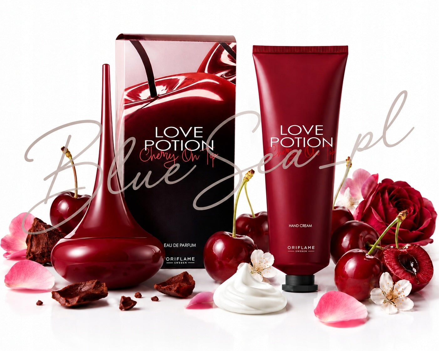 Oriflame Cherry On Top Cosmetics Set - Eau de Parfum + Hand Cream