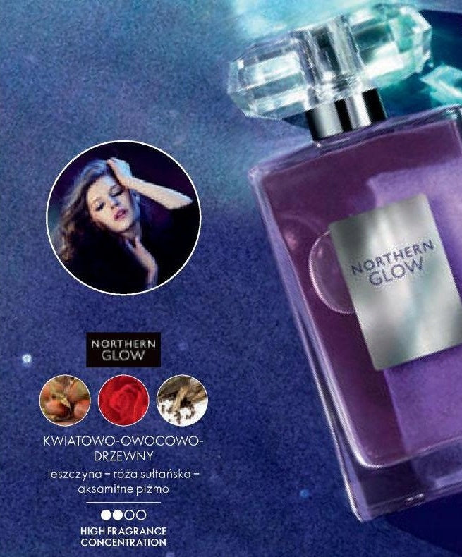 Oriflame Eau de toilette Northern Glow unique Packaging status original