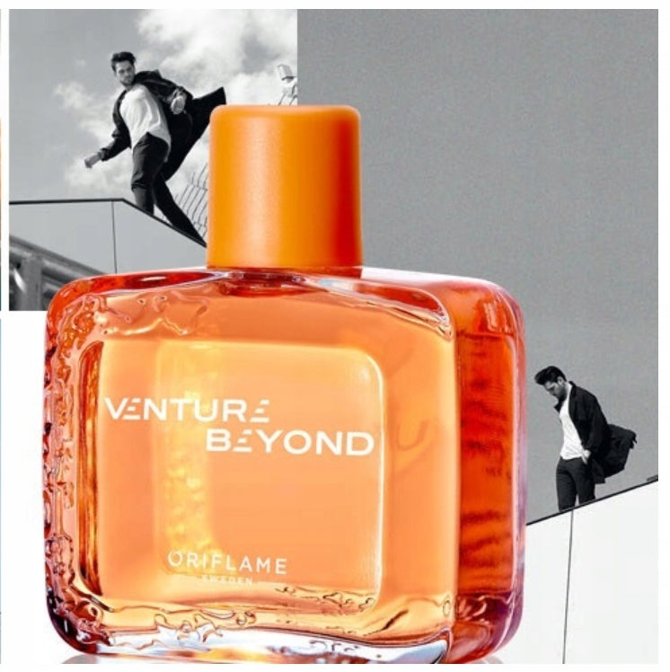 Oriflame Eau de toilette Venture Beyond Packaging status original