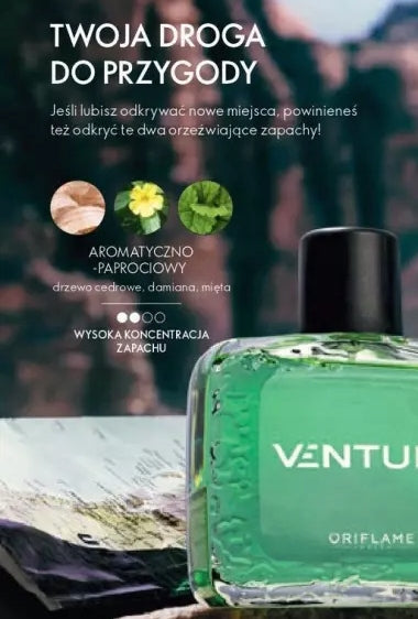 Oriflame Venture eau de toilette 100 ml FOR HIM Brand Oriflame