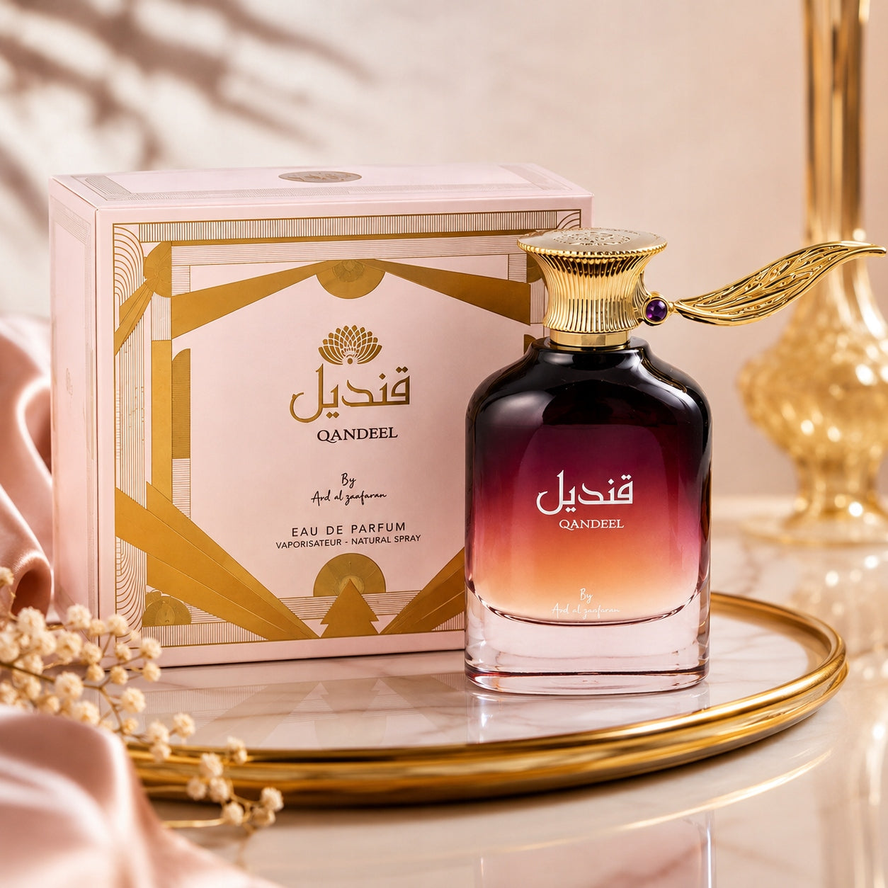 Original Arab Perfume Ard Al Zaafaran QANDEEL 100ml EDP+FREEBIE! Manufacturer code 6423080727140