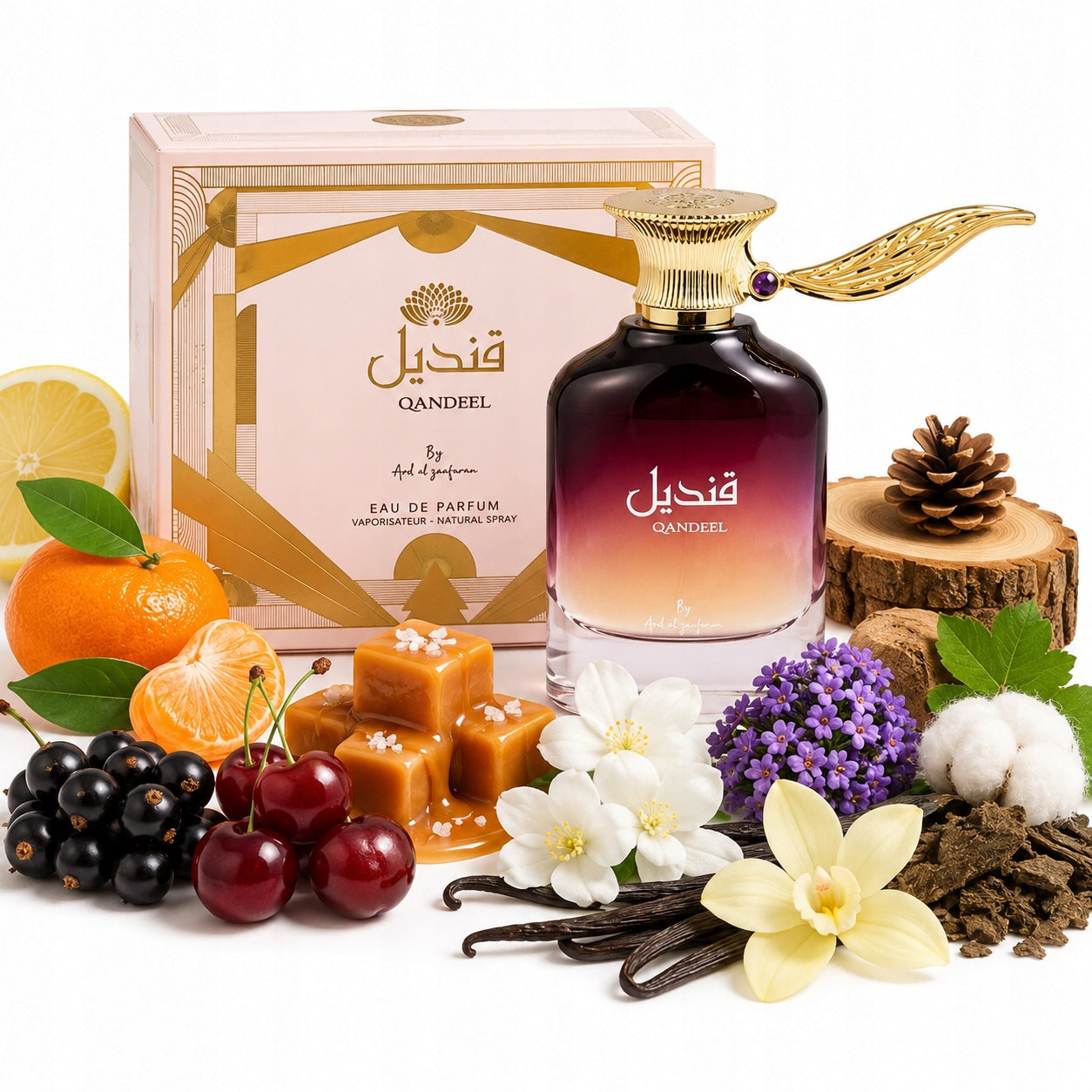 Original Arab Perfume Ard Al Zaafaran QANDEEL 100ml EDP+FREEBIE!